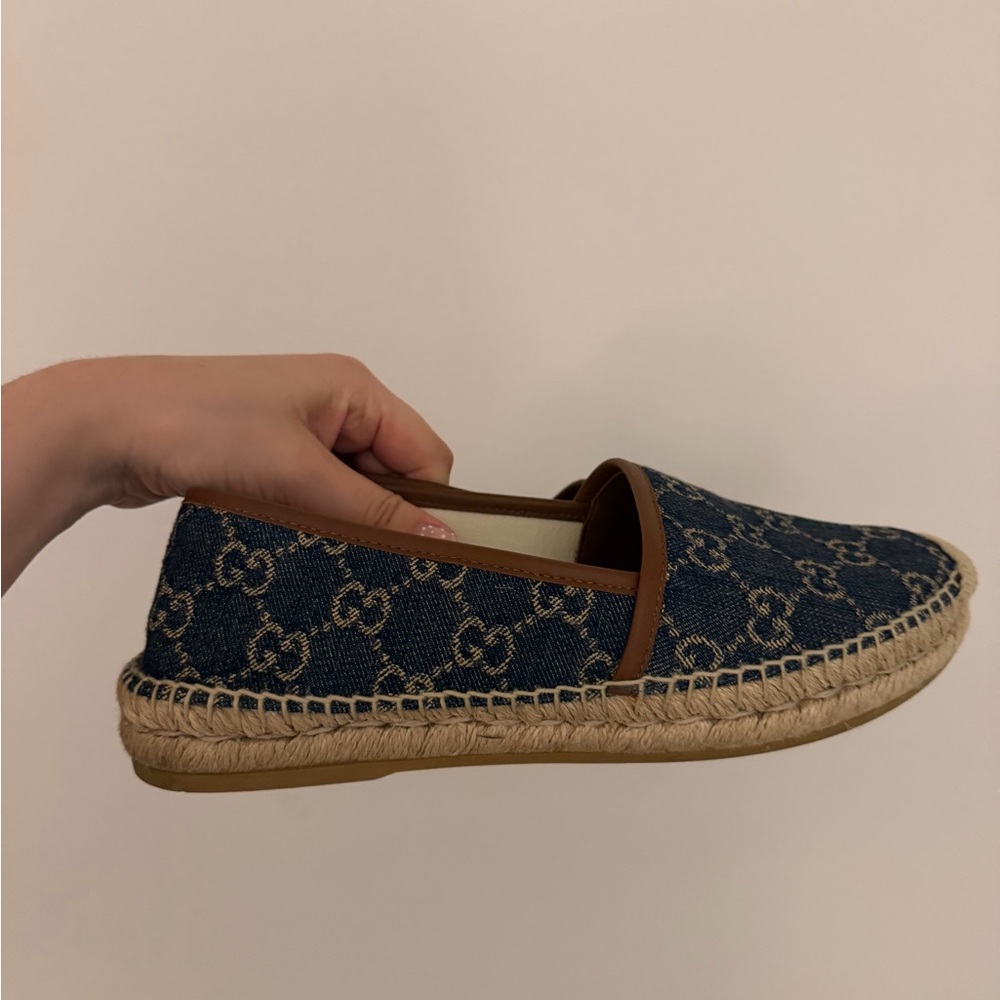 Gucci Navy Monogram Espadrilles - image 2